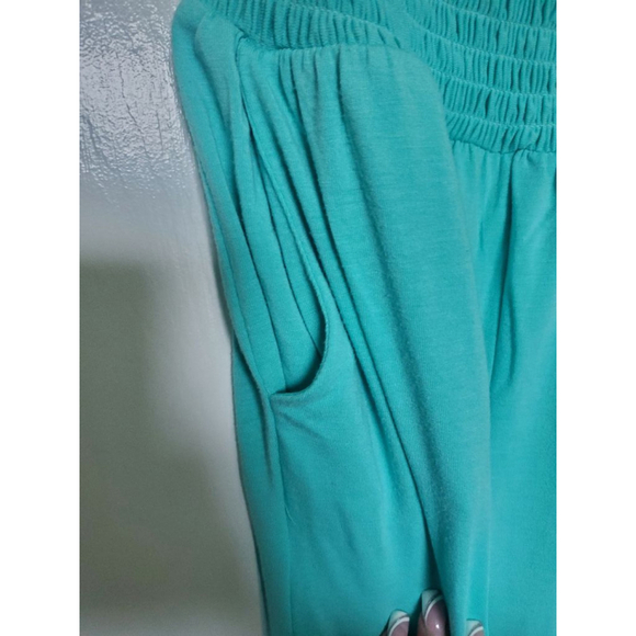 Women Zenana Pants Size XS Teal - Picture 2 of 5